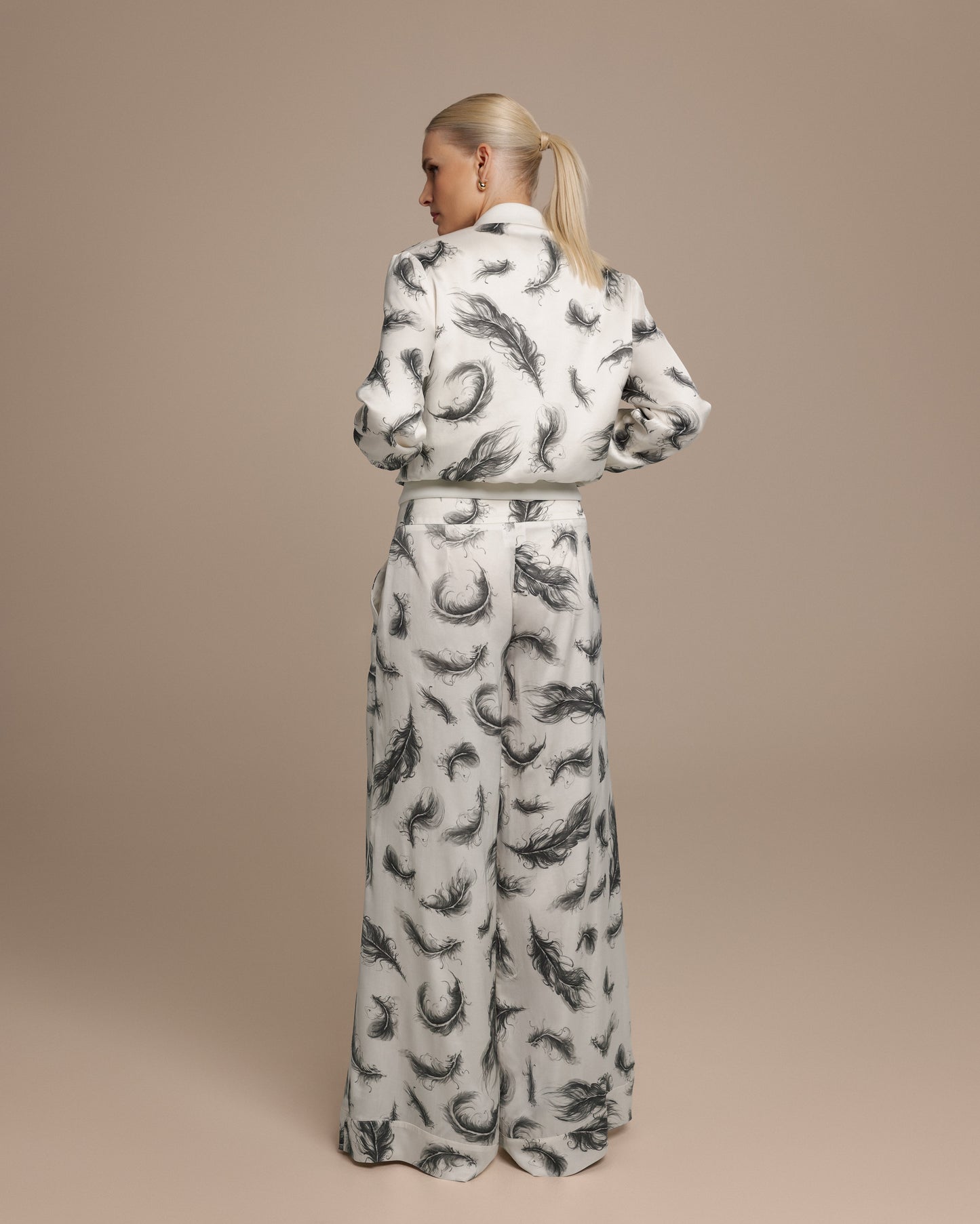 Bailey Feather Bomber Jacket