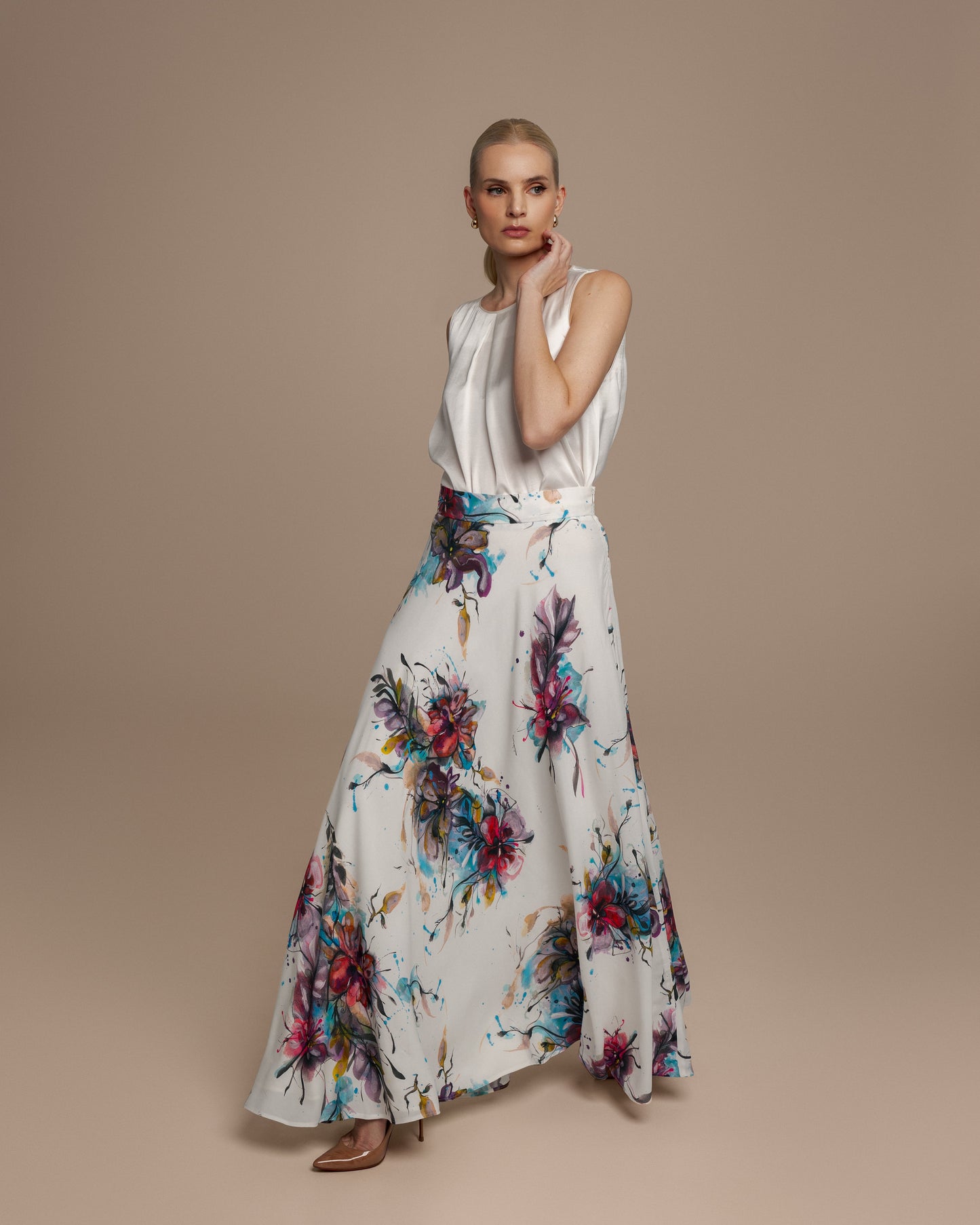 Willow Floral Maxi Skirt