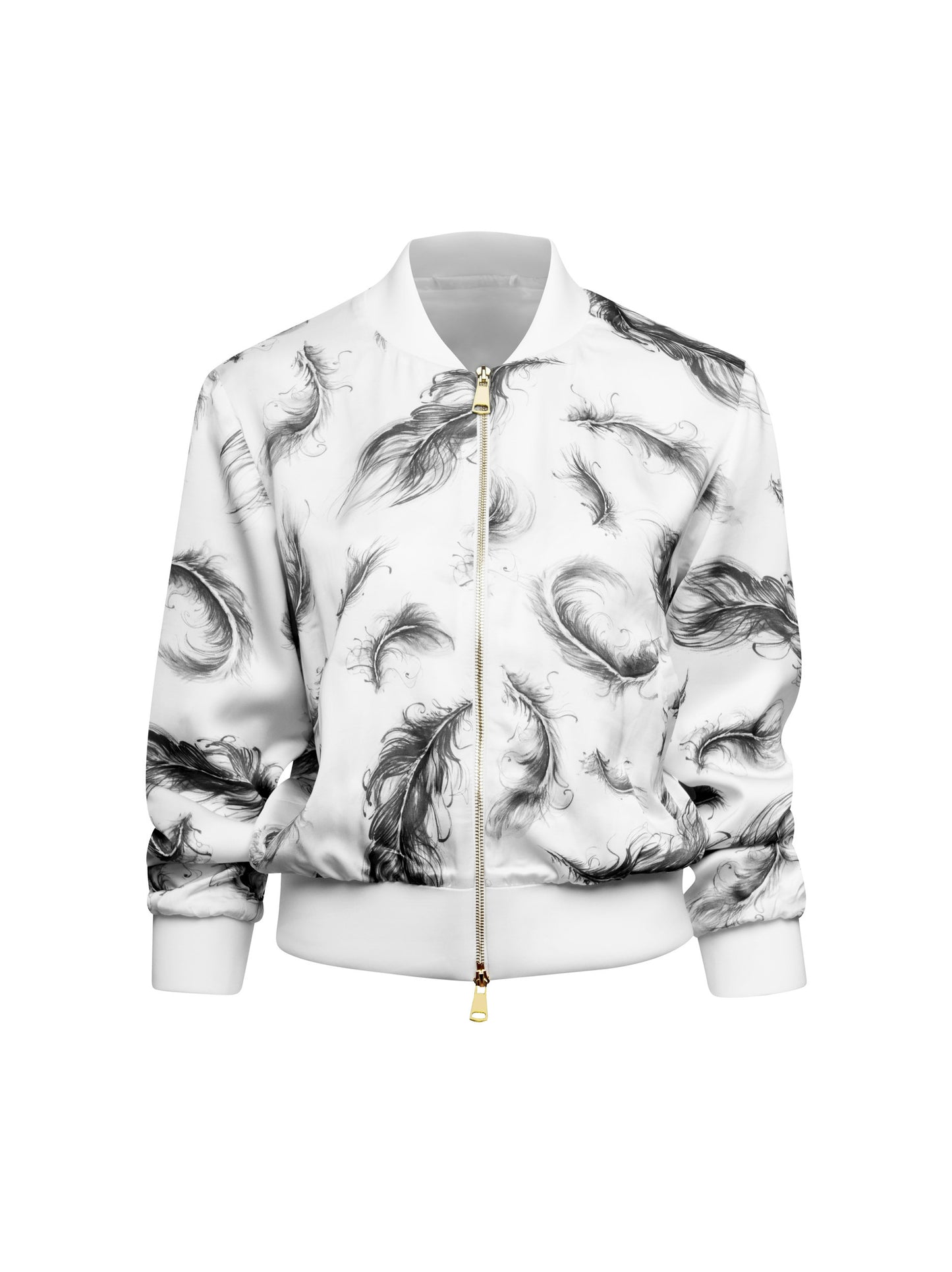 Bailey Feather Bomber Jacket