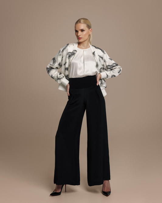 Avery Black Palazzo Pants