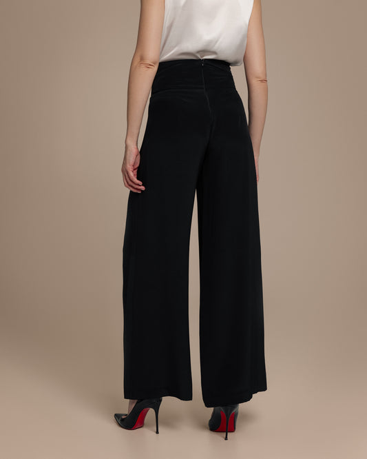 Avery Black Palazzo Pants