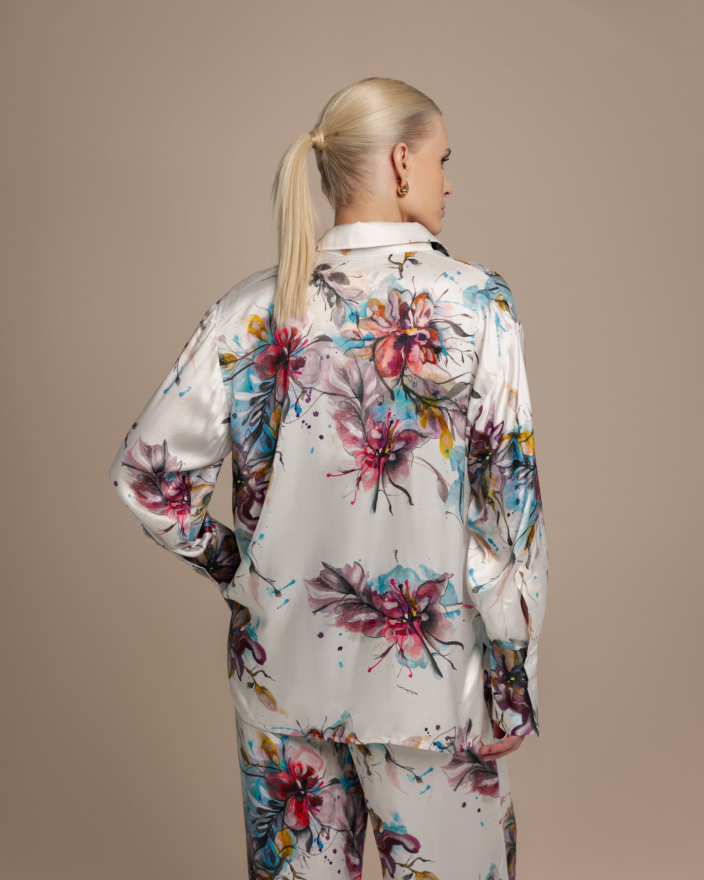 Kelsey Floral Loungewear Blouse