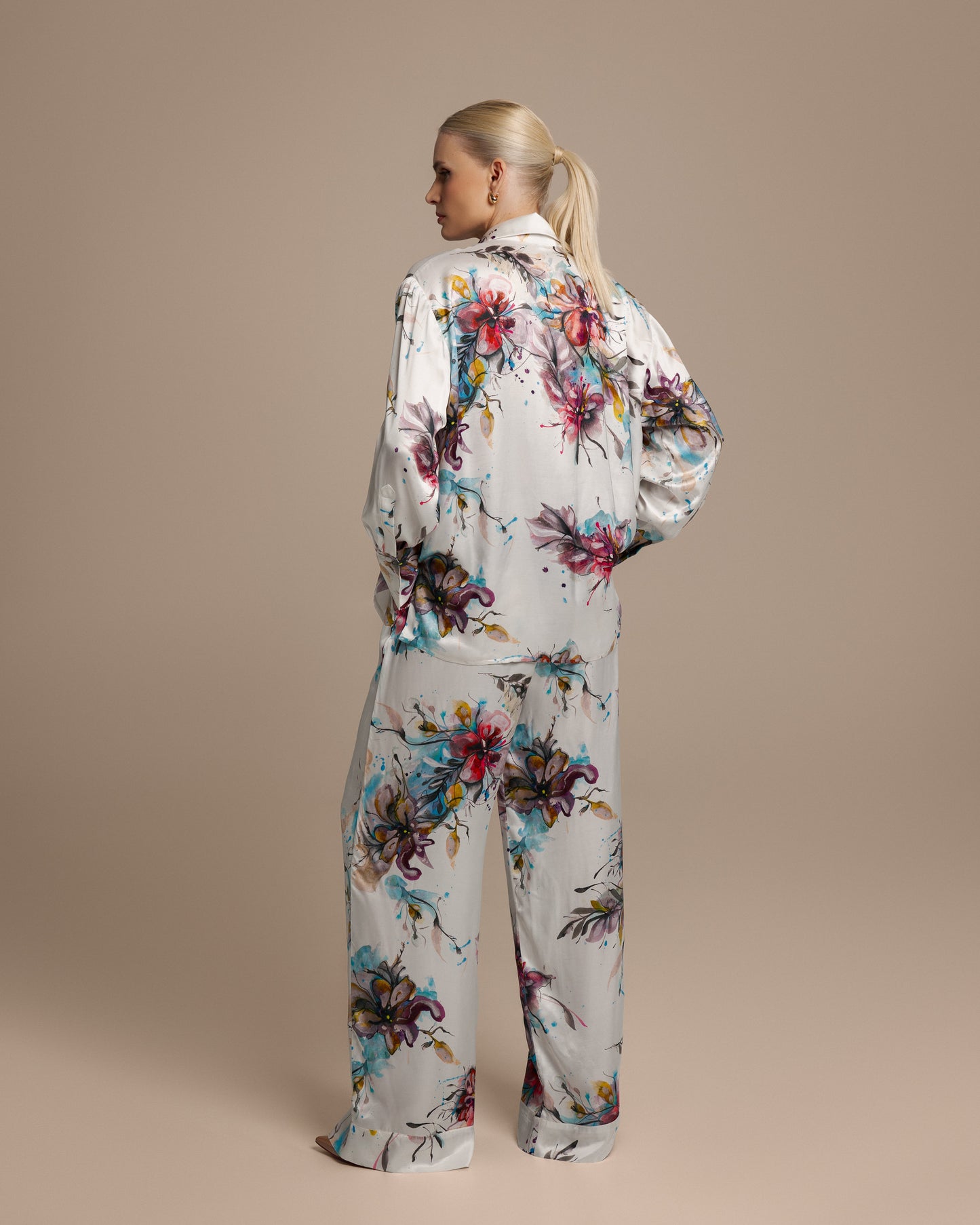 Kelsey Floral Loungewear Blouse