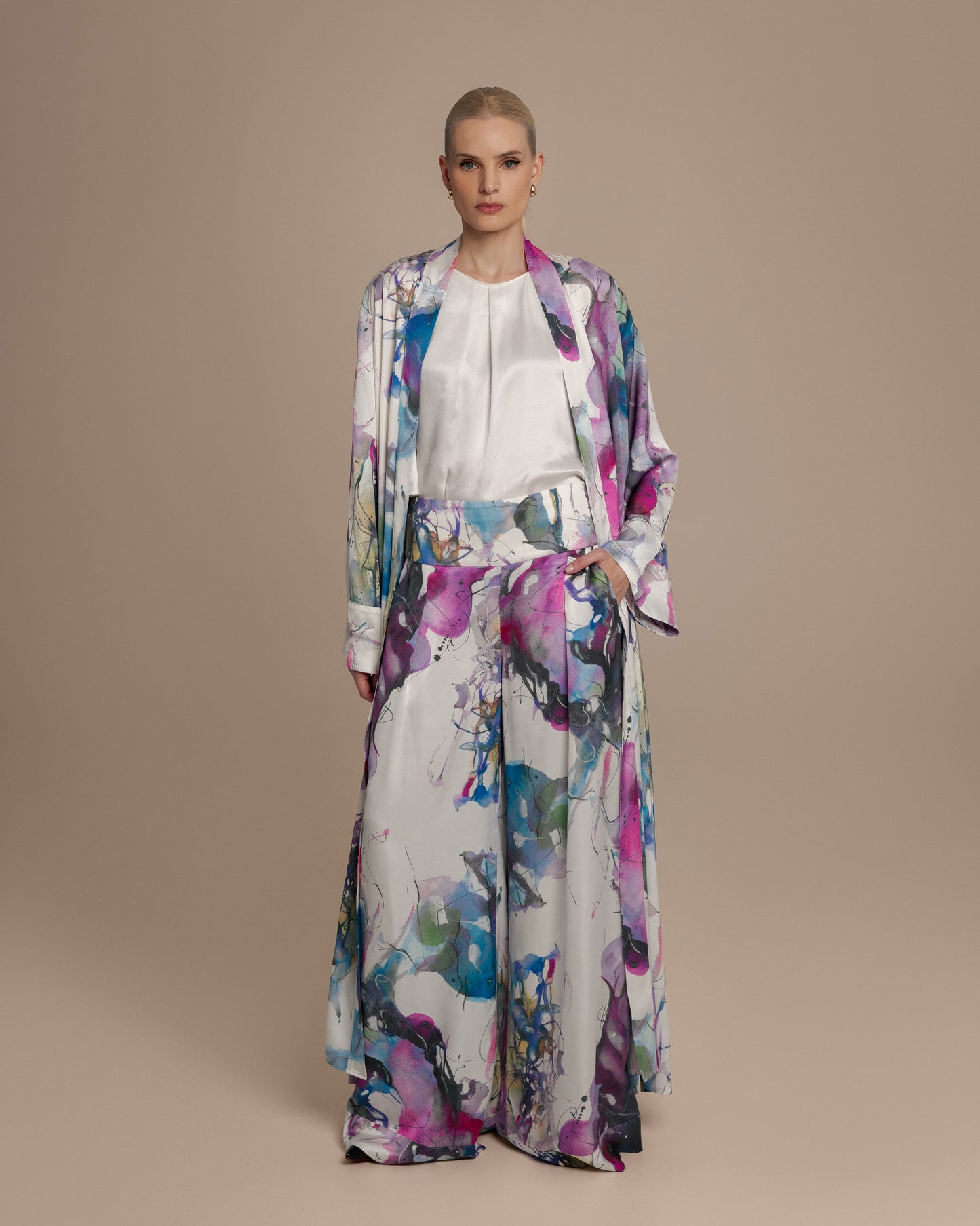Avery Abstract Palazzo Pants