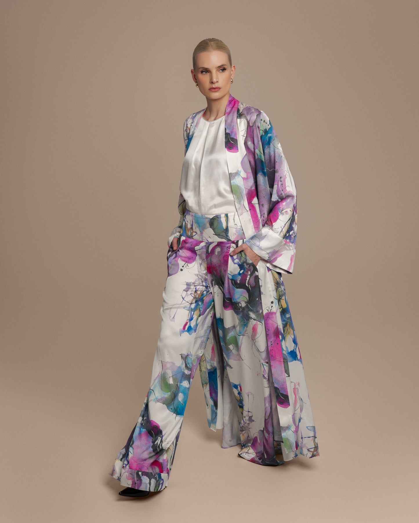 Avery Abstract Palazzo Pants