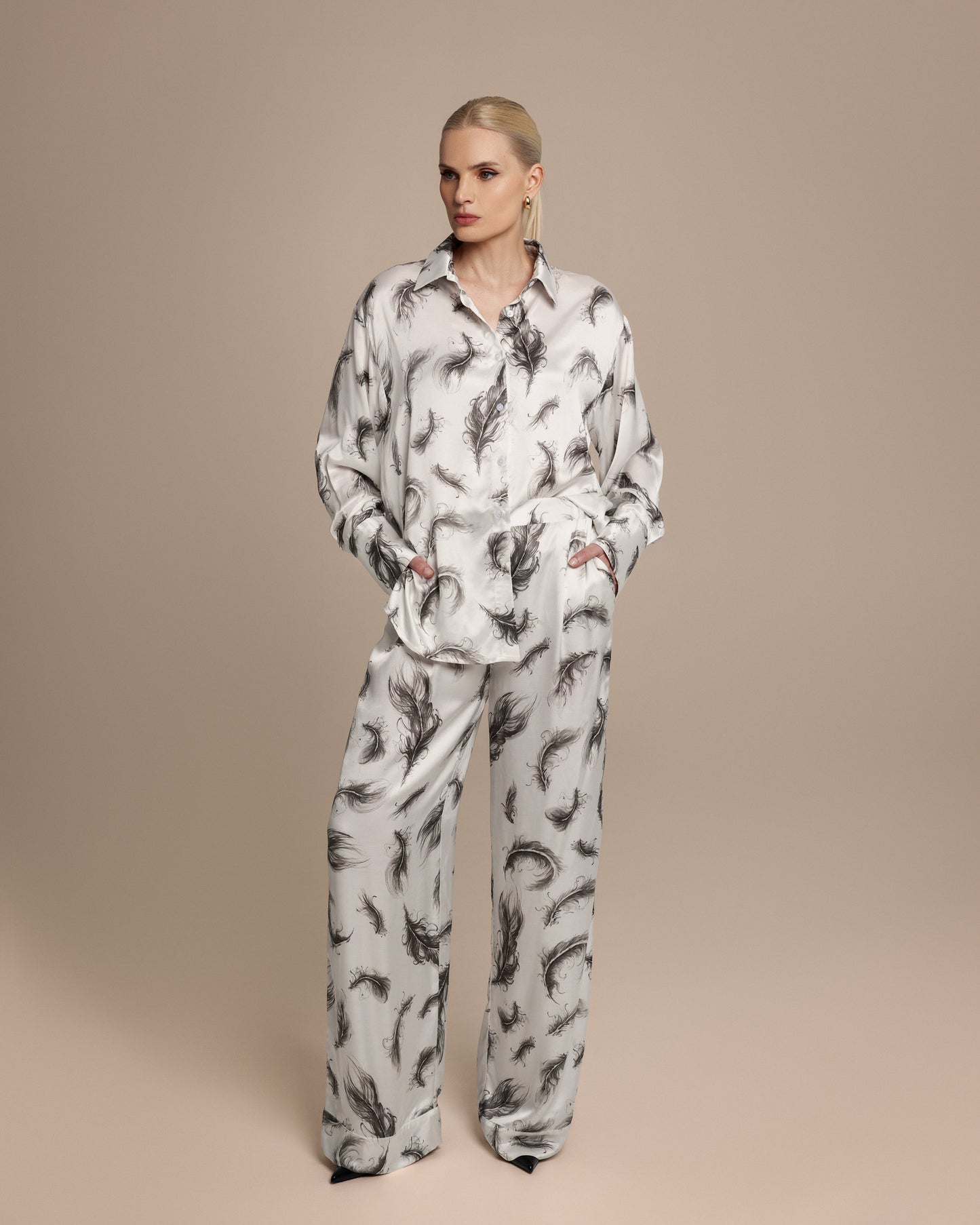 Kelsey Feather Loungewear Pants