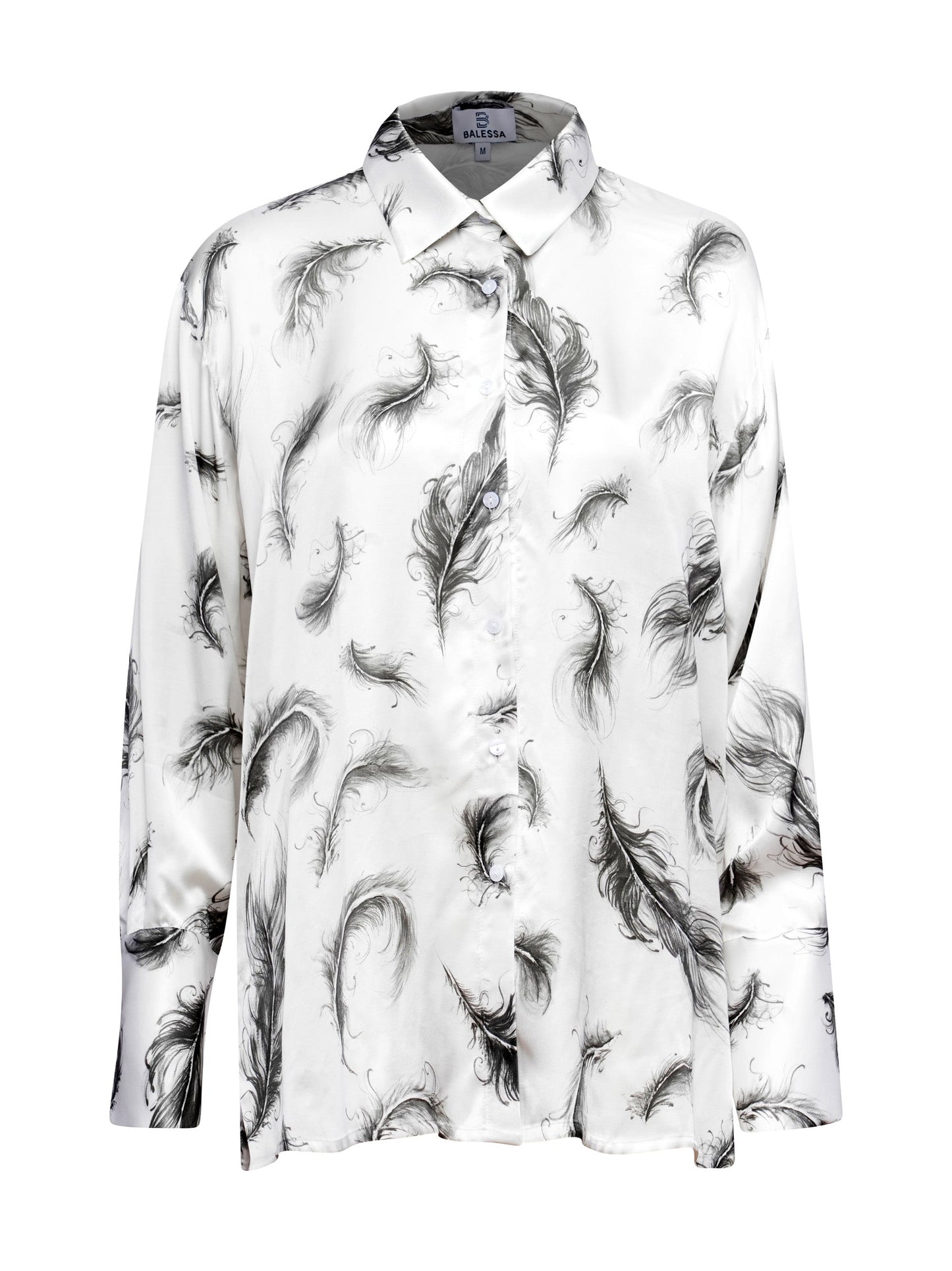 Kelsey Feather Loungewear Blouse